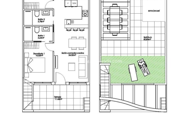 Nieuwbouw Woningen - Bungalow - Pilar de la Horadada - Parque Ramon eugenio Escudero