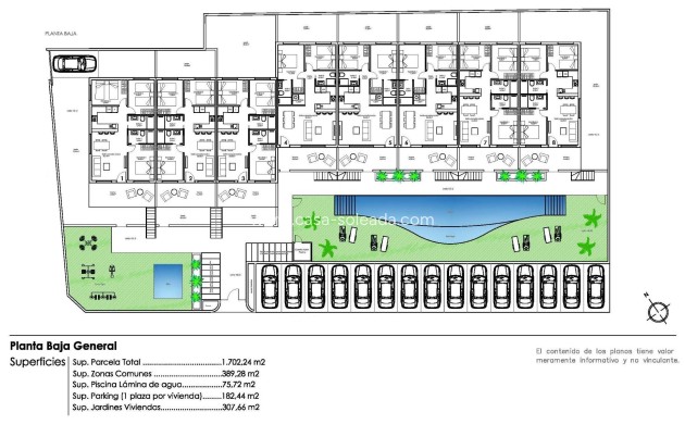 Nieuwbouw Woningen - Bungalow - Pilar de la Horadada - Parque Ramon eugenio Escudero