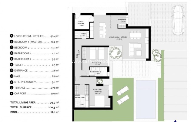 Neue Gebäude - Villa - Banos y Mendigo - Altaona Golf