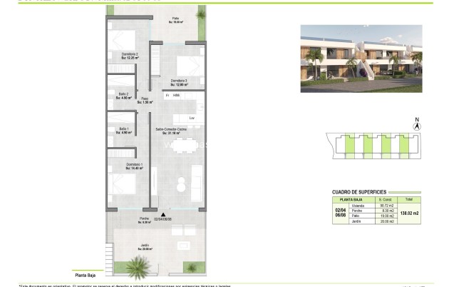 Nieuwbouw Woningen - Bungalow - Alhama de Murcia - Condado De Alhama