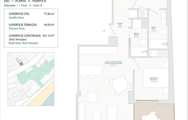 New Build - Apartment / flat - Villajoyosa - Pueblo
