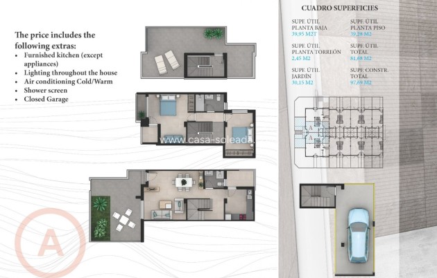 Nieuwbouw Woningen - Herenhuis - La Manga del Mar Menor - La Manga