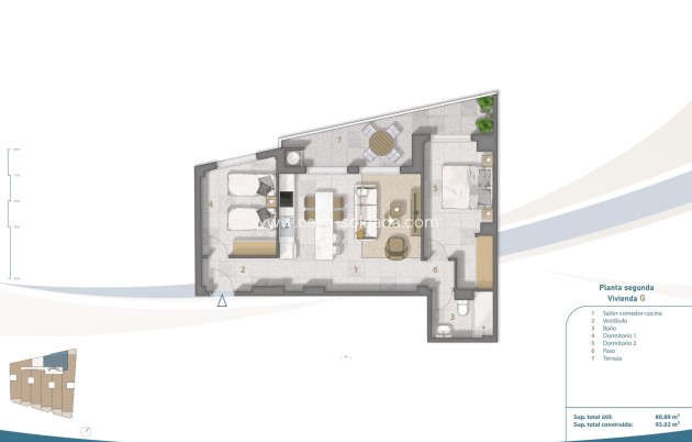 Neue Gebäude - Wohnung - San Pedro del Pinatar - Playa Villananitos