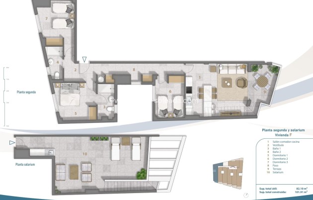 Neue Gebäude - Wohnung - San Pedro del Pinatar - Playa Villananitos