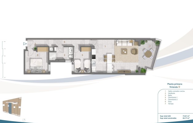 Neue Gebäude - Wohnung - San Pedro del Pinatar - Playa Villananitos