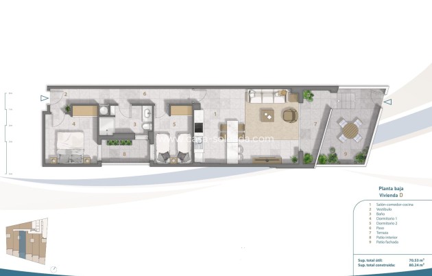 Neue Gebäude - Wohnung - San Pedro del Pinatar - Playa Villananitos