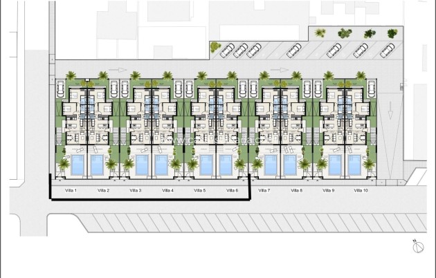 Neue Gebäude - Villa - Los Nietos - Los Nietos playa