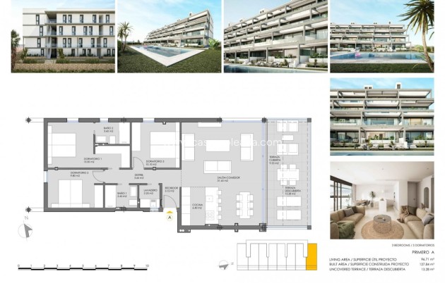 New Build - Apartment / flat - Cartagena - Mar De Cristal