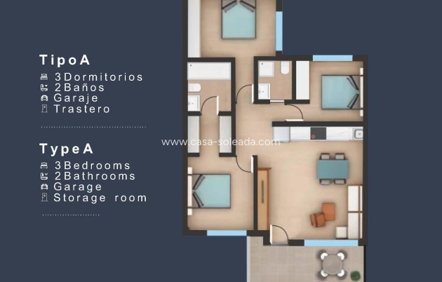 Neue Gebäude - Bungalow - San Pedro del Pinatar - Los Pinos