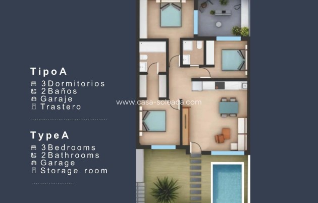 Neue Gebäude - Bungalow - San Pedro del Pinatar - Los Pinos