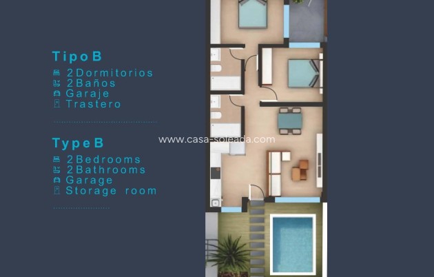 Neue Gebäude - Bungalow - San Pedro del Pinatar - Los Pinos