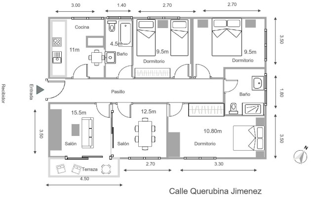 Herverkoop - Appartement / flat - Santiago de la Ribera - San Blas