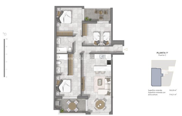 New Build - Apartment / flat - Guardamar del Segura - Pueblo