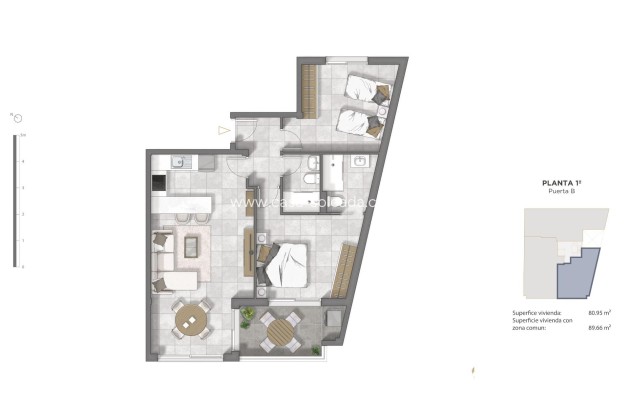 New Build - Apartment / flat - Guardamar del Segura - Pueblo