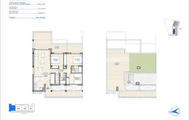 Neue Gebäude - Wohnung - Los Alcázares - Serena Golf