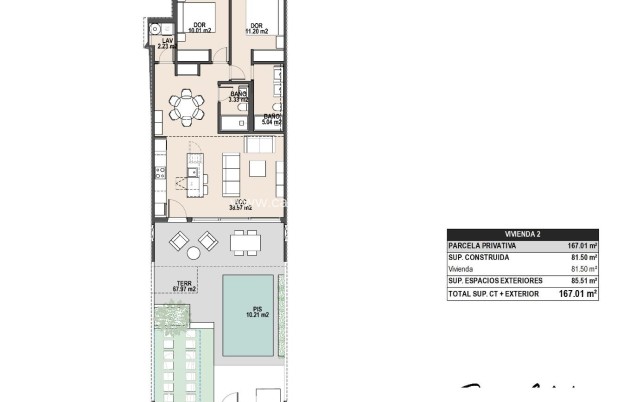 Nieuwbouw Woningen - Bungalow - Pilar de la Horadada - parques de Andromeda