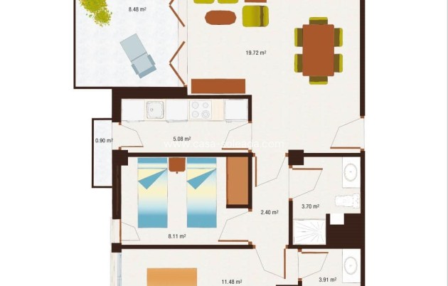Nieuwbouw Woningen - Appartement / flat - Archena - Villanueva del Rio Segura
